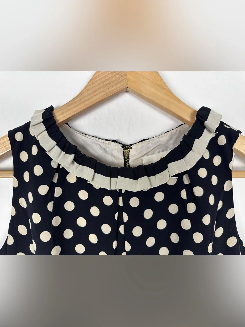 Kate Spade Hailee Polka Dot Sheath Dress NWT Size 2 Black Ivory